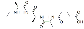 4-[[(1S)-1-[[(1S)-1-[[(2S)-2-propylaminopropanoyl]carbamoyl]ethyl]carb amoyl]ethyl]carbamoyl]butanoic acid