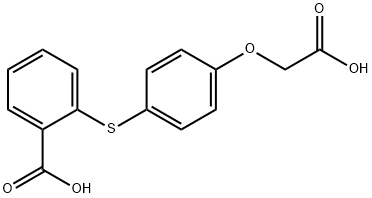 2-[[4-(carboxymethoxy)phenyl]thio]benzoic acid