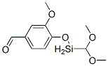 4-[(dimethoxymethylsilyl)oxy]-3-methoxybenzaldehyde