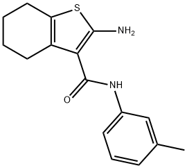 2-AMINO-N-(3-METHYLPHENYL)-4,5,6,7-TETRAHYDRO-1-BENZOTHIOPHENE-3-CARBOXAMIDE