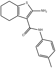 2-氨基-N-(4-甲基苯基)-4,5,6,7-四氢苯并噻吩-3-甲酰胺
