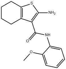 2-氨基-N-(2-甲氧基苯基)-4,5,6,7-四氢苯并[B]噻吩-3-甲酰胺