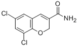 2H-1-Benzopyran-3-carboxamide, 6,8-dichloro-