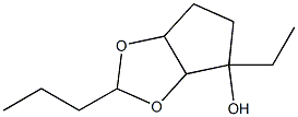 4H-Cyclopenta-1,3-dioxol-4-ol,4-ethyltetrahydro-2-propyl-(9CI)