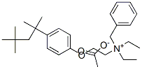 benzyldiethyl[2-[4-(1,1,3,3-tetramethylbutyl)phenoxy]ethyl]ammonium acetate