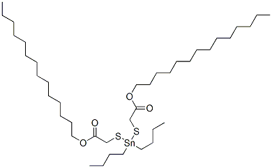 tetradecyl 4,4-dibutyl-7-oxo-8-oxa-3,5-dithia-4-stannadocosanoate