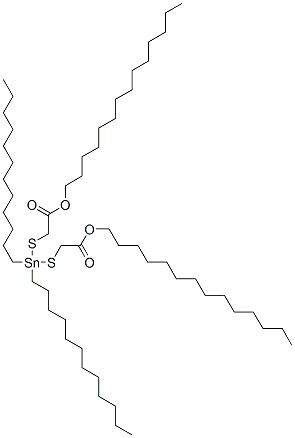 tetradecyl 4,4-didodecyl-7-oxo-8-oxa-3,5-dithia-4-stannadocosanoate