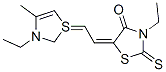 3-ethyl-5-[2-(3-ethyl-4-methyl-1-(3H)-thiazolylidene)ethylidene]rhodanine