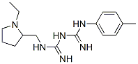 1-[(1-ethyl-2-pyrrolidinyl)methyl]-5-(p-tolyl)biguanide