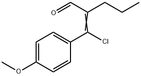 2-[chloro(4-methoxyphenyl)methylene]valeraldehyde