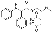 GLYCINE, N,2-DIPHENYL-, 2-(DIMETHYLAMINO)ETHYL ESTER, MALEATE