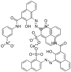 calcium 2-[[2-hydroxy-3-[[(3-nitrophenyl)amino]carbonyl]-1-naphthyl]azo]naphthalenesulphonate