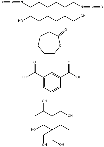1,3-Benzenedicarboxylic acid, polymer with 1,3-butanediol, 1,6-diisocyanatohexane, 2-ethyl-2-(hydroxymethyl)-1,3-propanediol, 1,6-hexanediol and 2-oxepanone