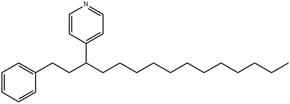 4-[1-(2-phenylethyl)tridecyl]pyridine
