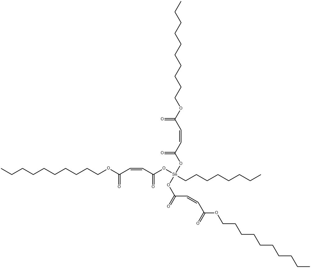 decyl (all-Z)-6-[[4-(decyloxy)-1,4-dioxobut-2-enyl]oxy]-6-octyl-4,8,11-trioxo-5,7,12-trioxa-6-stannadocosa-2,9-dienoate