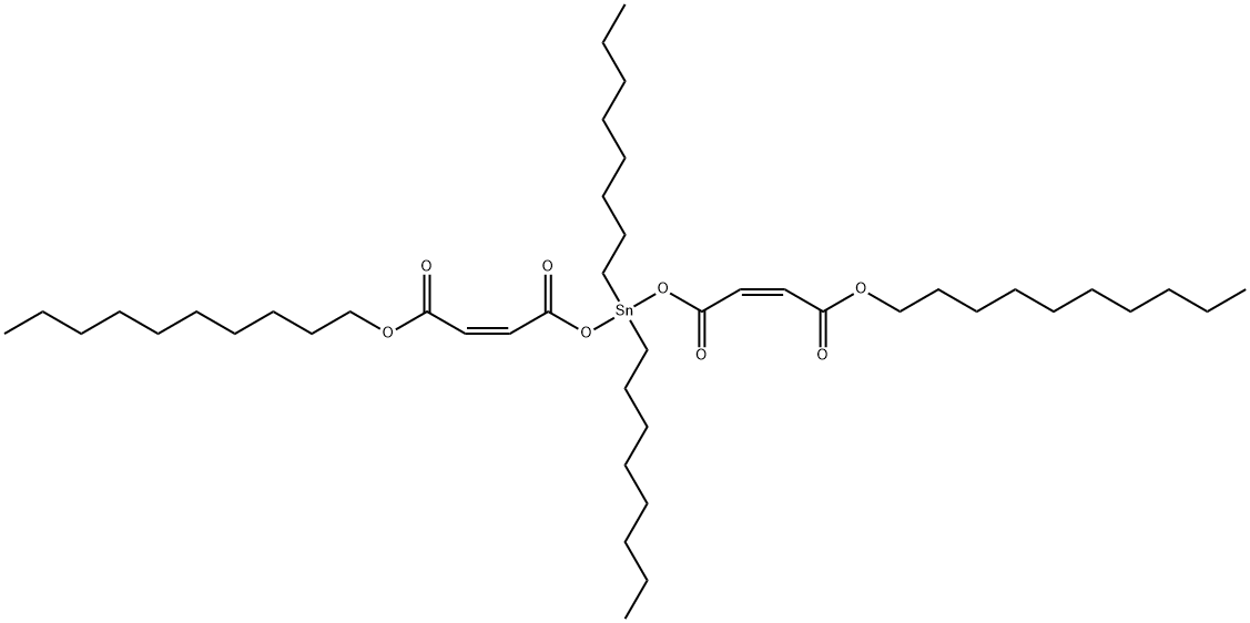 decyl (Z,Z)-6,6-dioctyl-4,8,11-trioxo-5,7,12-trioxa-6-stannadocosa-2,9-dienoate