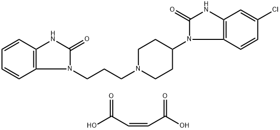 5-氯-1-[1-[3-(2-氧代-1,3-二氢苯并咪唑-1-基)丙基]-4-哌啶基]-1,3-二氢苯并咪唑-2-酮马来酸盐