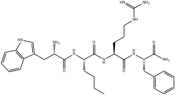 TRP-NLE-ARG-PHE-NH2: W-NLE-RF-NH2