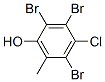 2,3,5-tribromo-4-chloro-6-methylphenol
