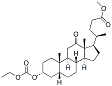 methyl 3alpha-[(ethoxycarbonyl)oxy]-12-oxo-5-beta-cholan-24-oate