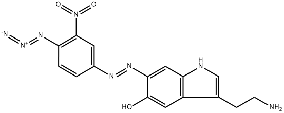 4-azido-3-nitrophenyl-azo-(5-hydroxytryptamine)