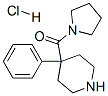1-[(4-phenyl-4-piperidyl)carbonyl]pyrrolidine monohydrochloride
