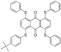 1-[[4-(1,1-dimethylethyl)phenyl]thio]-4,5,8-tris(phenylthio)anthraquinone