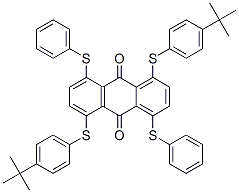 1,5-bis[[4-(1,1-dimethylethyl)phenyl]thio]-4,8-bis(phenylthio)anthraquinone