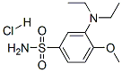 3-(diethylamino)-4-methoxybenzenesulphonamide monohydrochloride