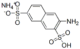 ammonium hydrogen 3-aminonaphthalene-2,7-disulphonate