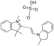 2-[2-(2,3-dihydro-2-methyl-1H-indol-1-yl)vinyl]-1,3,3-trimethyl-3H-indolium hydrogen sulphate
