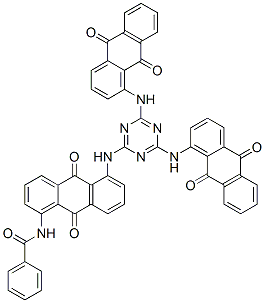 N-[5-[[4,6-bis[(9,10-dihydro-9,10-dioxo-1-anthryl)amino]-1,3,5-triazin-2-yl]amino]-9,10-dihydro-9,10-dioxo-1-anthryl]benzamide