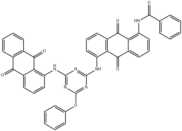N-[5-[[4-[(9,10-dihydro-9,10-dioxo-1-anthryl)amino]-6-phenoxy-1,3,5-triazin-2-yl]amino]-9,10-dihydro-9,10-dioxo-1-anthryl]benzamide