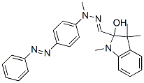 2-hydroxy-1,3,3-trimethylindoline-2-carbaldehyde methyl[4-(phenylazo)phenyl]hydrazone