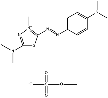 5-(dimethylamino)-2-[[4-(dimethylamino)phenyl]azo]-3-methyl-1,3,4-thiadiazolium methyl sulphate