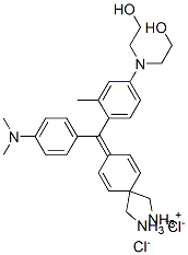 [4-[[4-[bis(2-hydroxyethyl)amino]-o-tolyl][4-(dimethylamino)phenyl]methylene]cyclohexa-2,5-dien-1-ylidene]dimethylammonium chloride