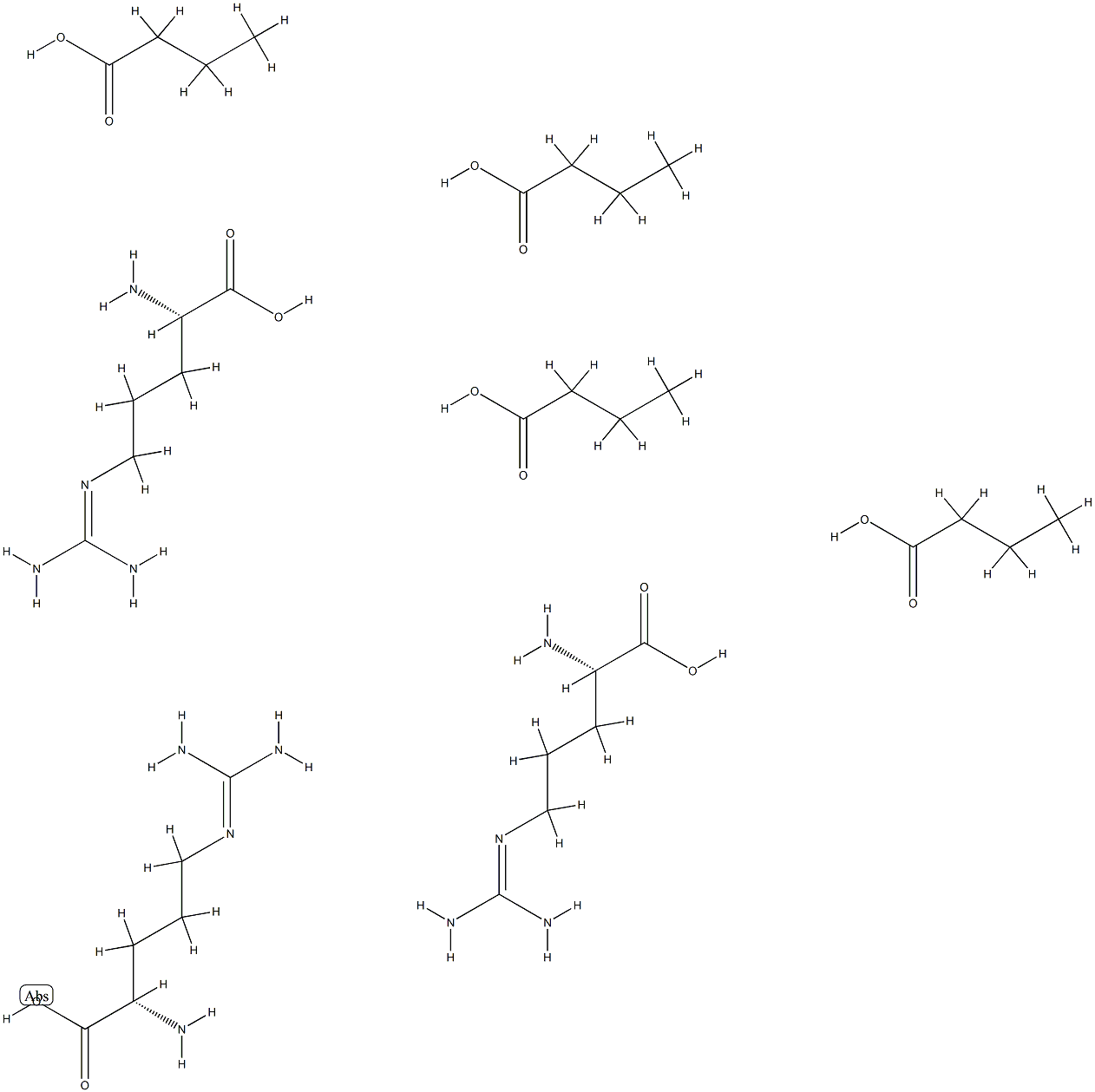 L-Arginine, butanoate (3:4)