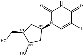 2,4(1H,3H)-Pyrimidinedione,1-[3-hydroxy-4-(hydroxymethyl)- cyclopentyl ]-5-iodo-, (1alpha,3beta,4alpha)-(+ -)-