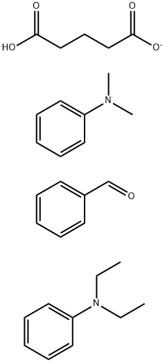 戊二酸与氧化苯甲醛-N,N-二乙基苯胺-N,N-二甲基苯胺的反应产物