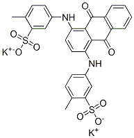 dipotassium [(9,10-dihydro-9,10-dioxo-1,4-anthrylene)diimino]bis(toluenesulphonate)