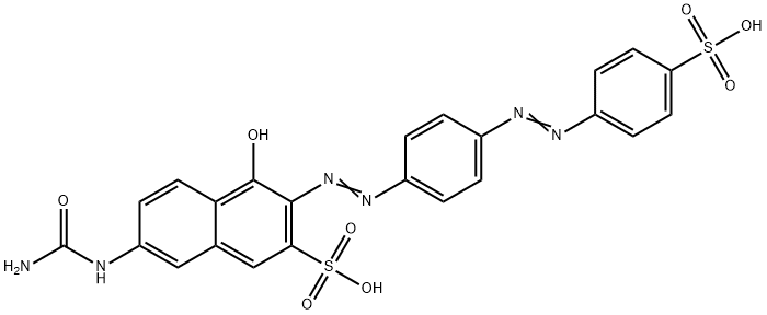 7-[(aminocarbonyl)amino]-4-hydroxy-3-[[4-[(4-sulphophenyl)azo]phenyl]azo]naphthalene-2-sulphonic acid