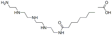 N-[2-[[2-[[2-[(2-aminoethyl)amino]ethyl]amino]ethyl]amino]ethyl]octanamide monoacetate