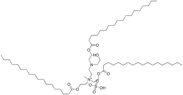 [2-[(2-hydroxyethyl)[2-(stearoyloxy)ethyl]amino]ethyl]methylbis[2-(stearoyloxy)ethyl]ammonium hydrogen sulphate