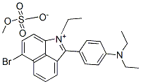 6-bromo-2-[4-(diethylamino)phenyl]-1-ethylbenz[cd]indolium methyl sulphate