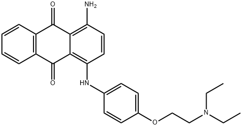 1-amino-4-[4-[(2-diethylamino)ethoxy]phenylamino]anthraquinone