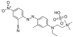 [2-[[4-[(2-cyano-4-nitrophenyl)azo]-3-methylphenyl]ethylamino]ethyl]trimethylammonium hydrogen sulphate
