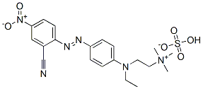 [2-[[4-[(2-cyano-4-nitrophenyl)azo]phenyl]ethylamino]ethyl]trimethylammonium hydrogen sulphate