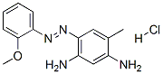5-[(2-methoxyphenyl)azo]toluene-2,4-diamine hydrochloride