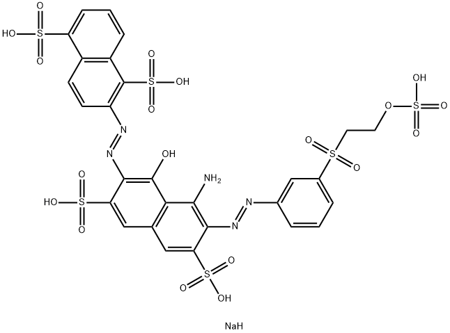 pentasodium 2-[[8-amino-1-hydroxy-3,6-disulphonato-7-[[3-[[2-(sulphonatooxy)ethyl]sulphonyl]phenyl]azo]-2-naphthyl]azo]naphthalene-1,5-disulphonate