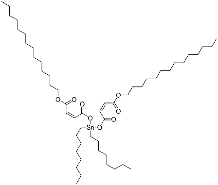 tetradecyl (Z,Z)-6,6-dioctyl-4,8,11-trioxo-5,7,12-trioxa-6-stannahexacosa-2,9-dienoate